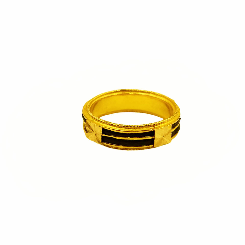 916 Gold 2 Layer Elephant Hair Ring