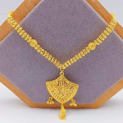 916 Gold Dubai Bombay Necklace