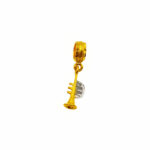 916 Gold Horn Pendant / Charm