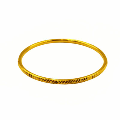 916 Gold Baby Bangle