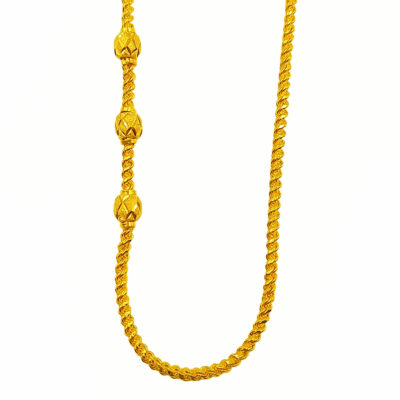916 Gold Thali Chain With Mugappu