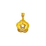 916 Gold Flower Pendant