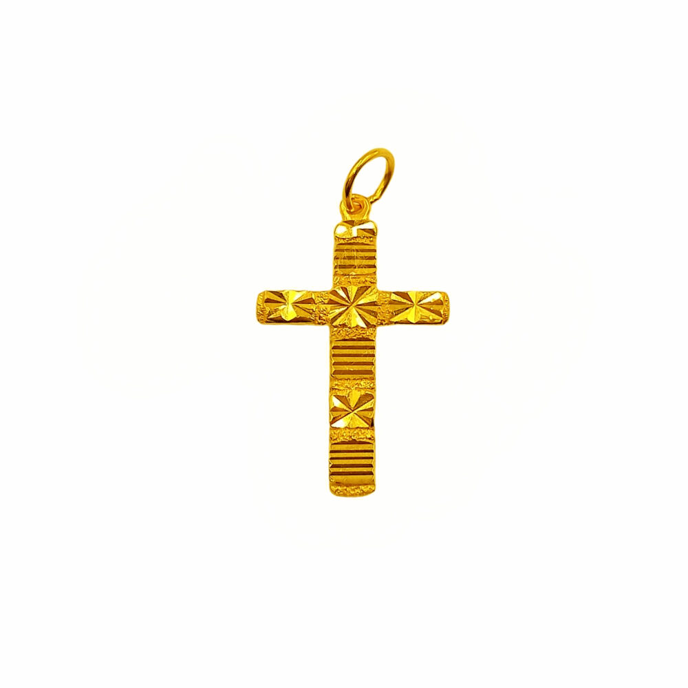 916 Gold Cross Pendant