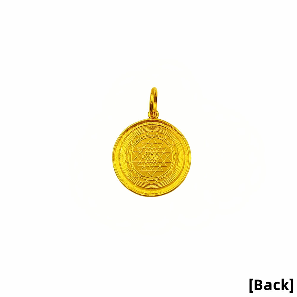 916 Gold Coin Lakshmi Pendant - Image 2