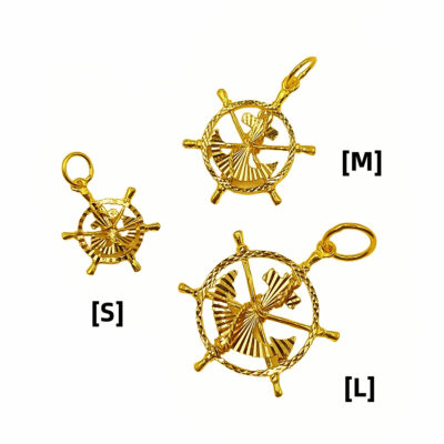 916 Gold Anchor Pendant ( S | M | L)