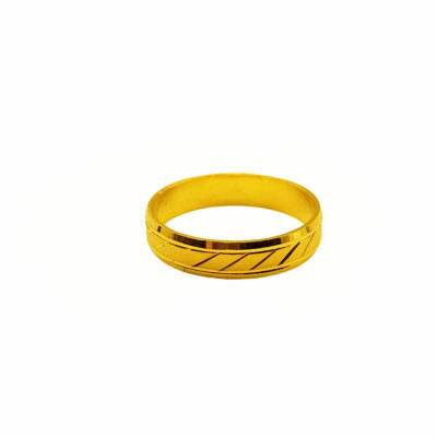 916 Gold Engagement Ring / Wedding Band