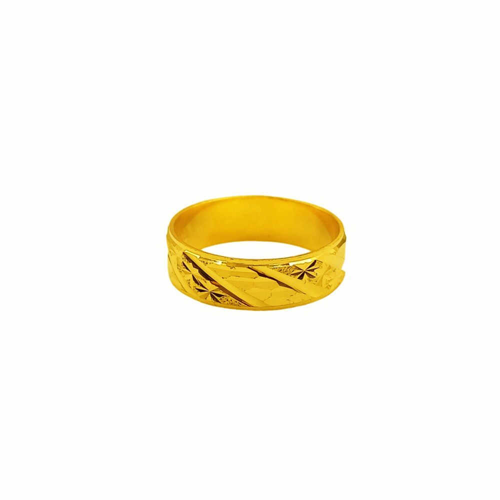 916 Gold Engagement Ring / Wedding Band