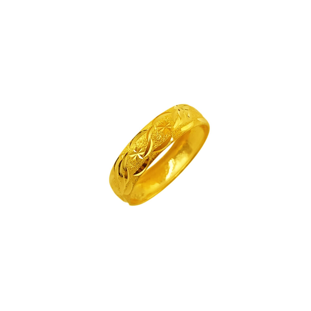 916 Gold Hollow Ring (5.5mm) - Image 2