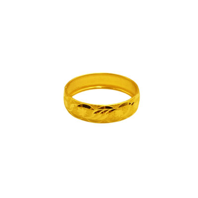 916 Gold Hollow Ring (5.5mm)
