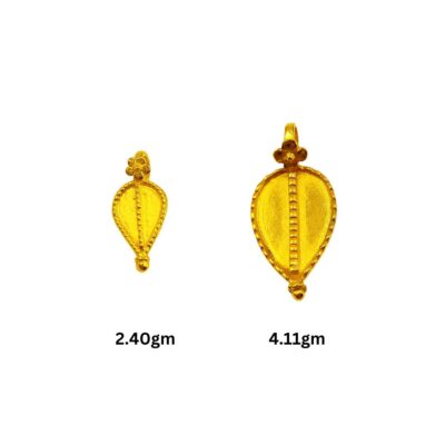 916 Gold Thali Leaf