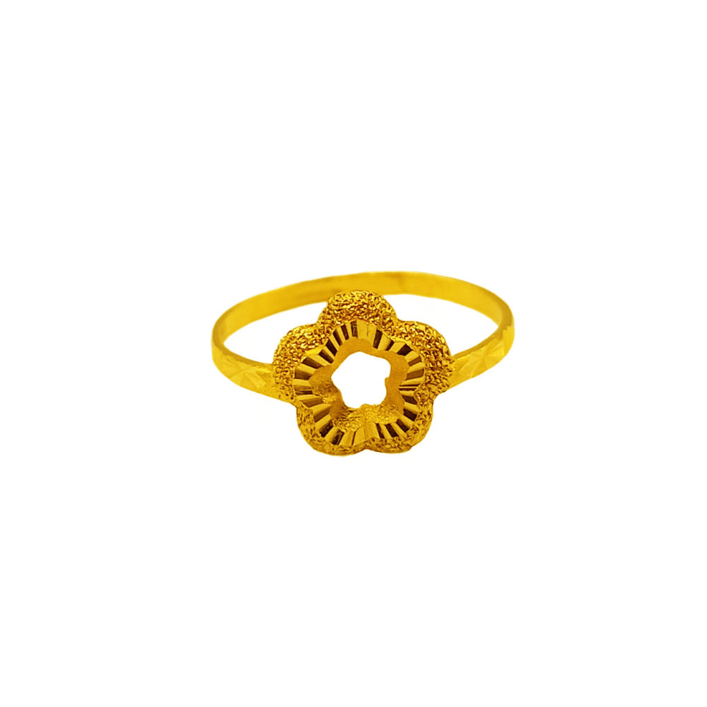 916 Gold Flower Ring