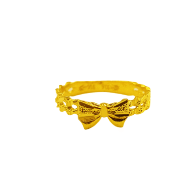 916 Gold Ribbon Ring