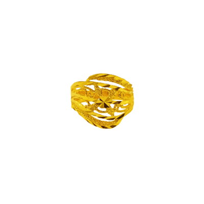 916 Gold Interlace Ring