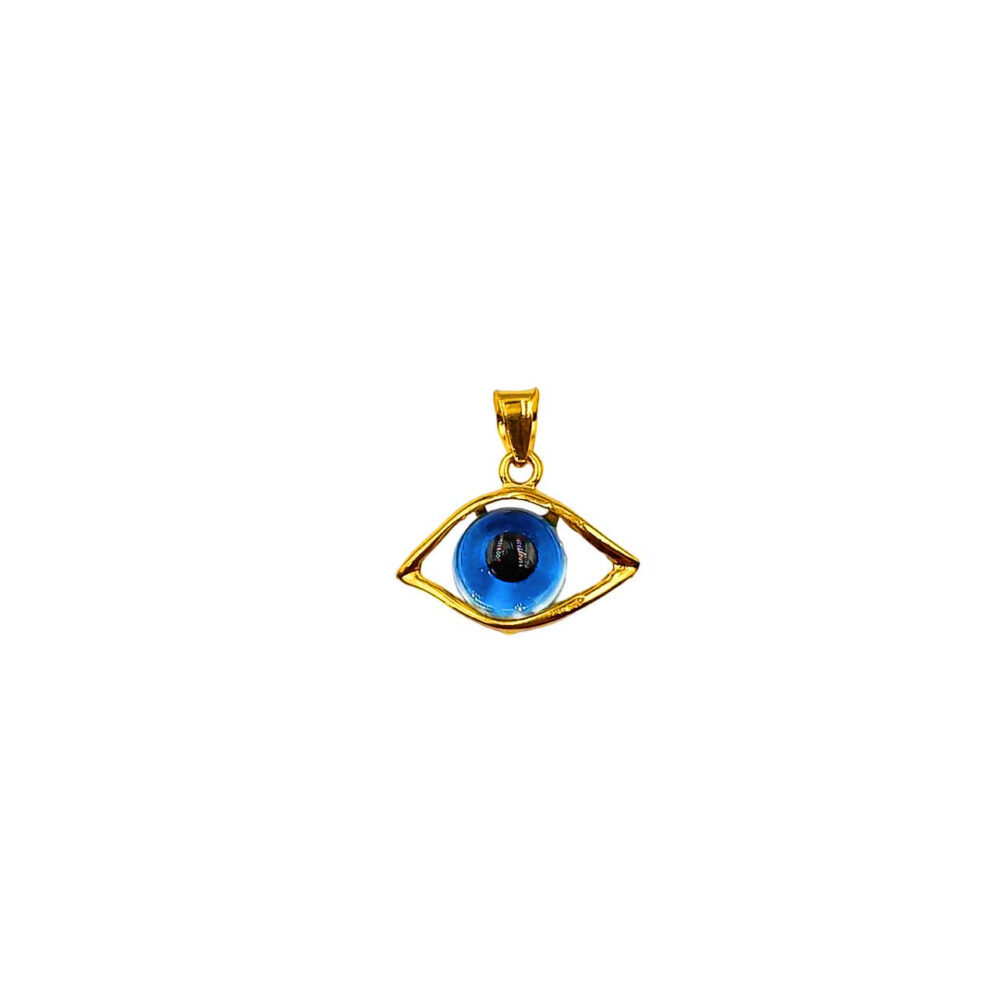 916 GOLD ANTI EVIL EYE PENDANT Marina Goldsmith
