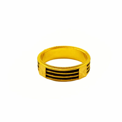 916 Gold 3 Layer Elephant Hair Ring
