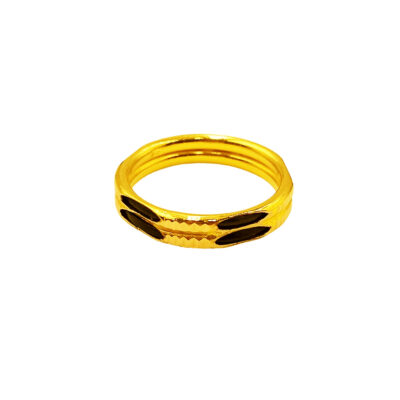 916 Gold 2 Layer Elephant Hair Ring