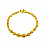 916 Gold Ball Bangle