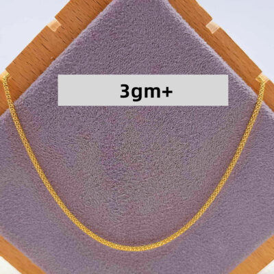916 Gold Bombakto Chain ( Bbc Chain - 3gm+)