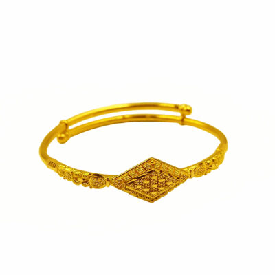 916 Gold Calcutta Baby Bangle ( Adjustable )