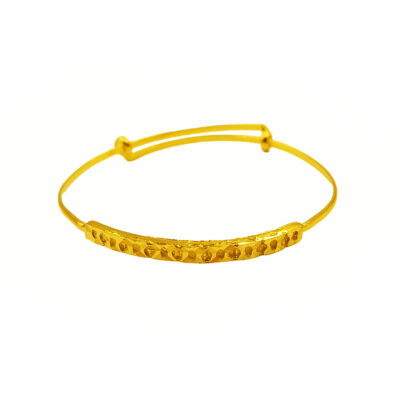 916 Gold Baby Bangle ( Adjustable )