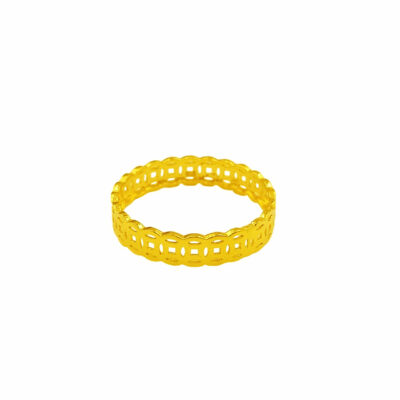 916 Gold Coin Ring