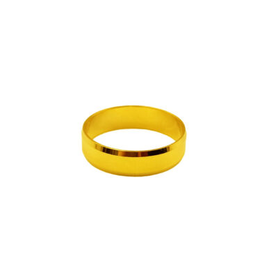 916 Gold Classic Plain Ring