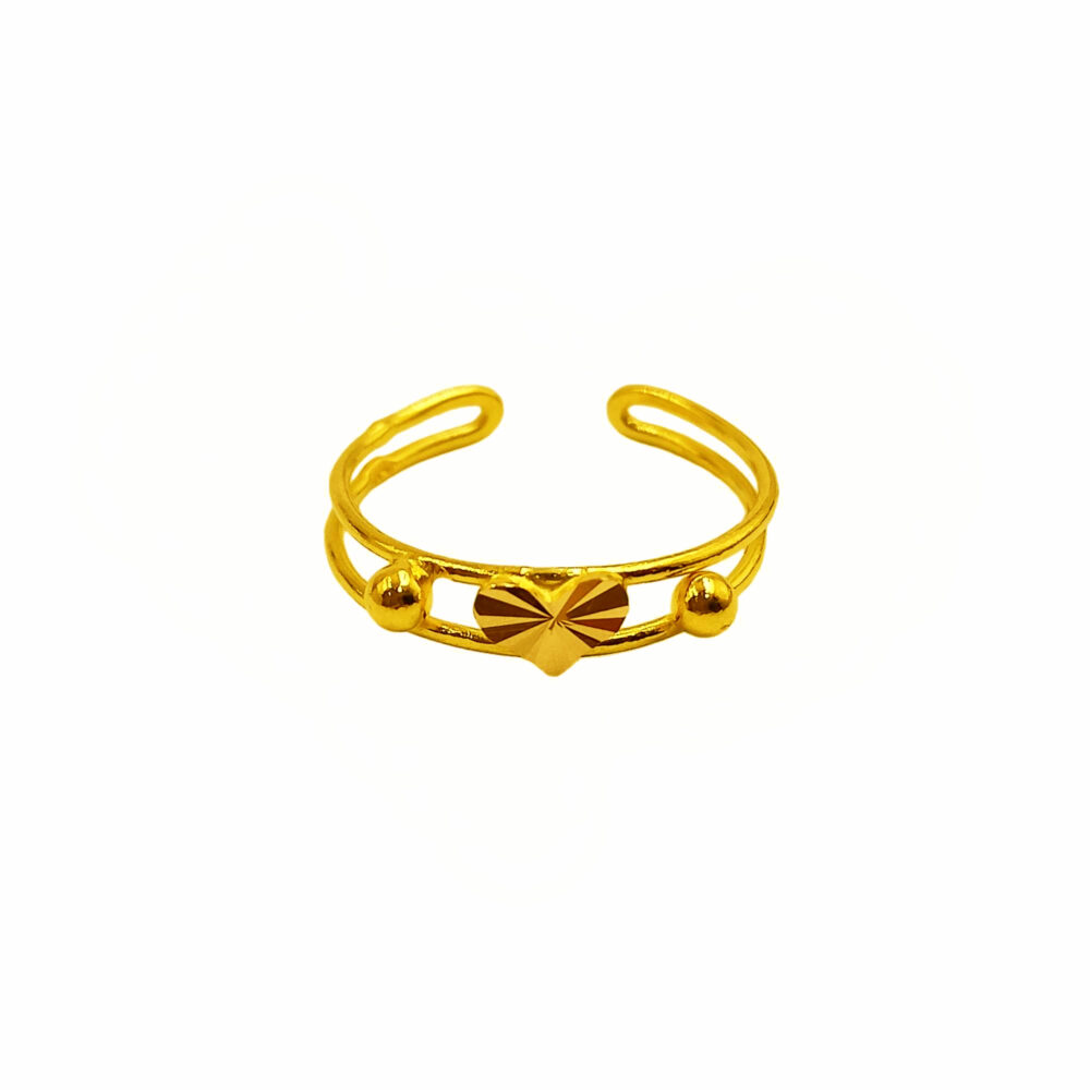 916 Gold Toe Ring ( Adjustable ) - Image 5