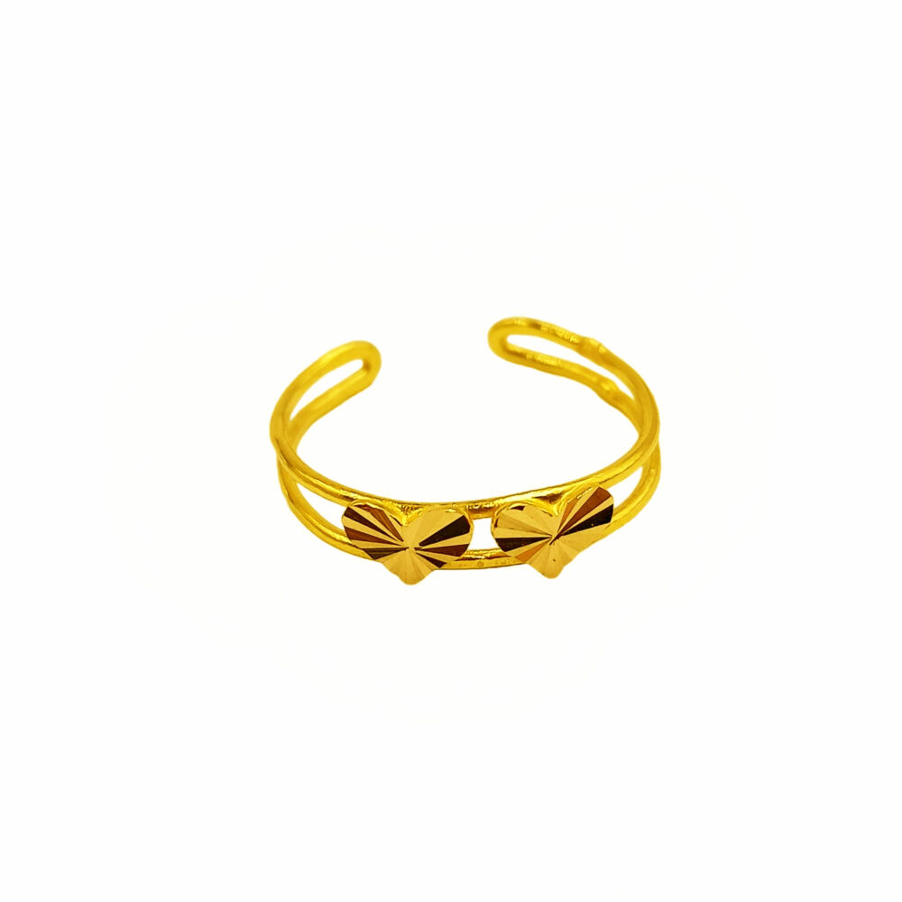 916 Gold Toe Ring ( Adjustable ) - Image 7