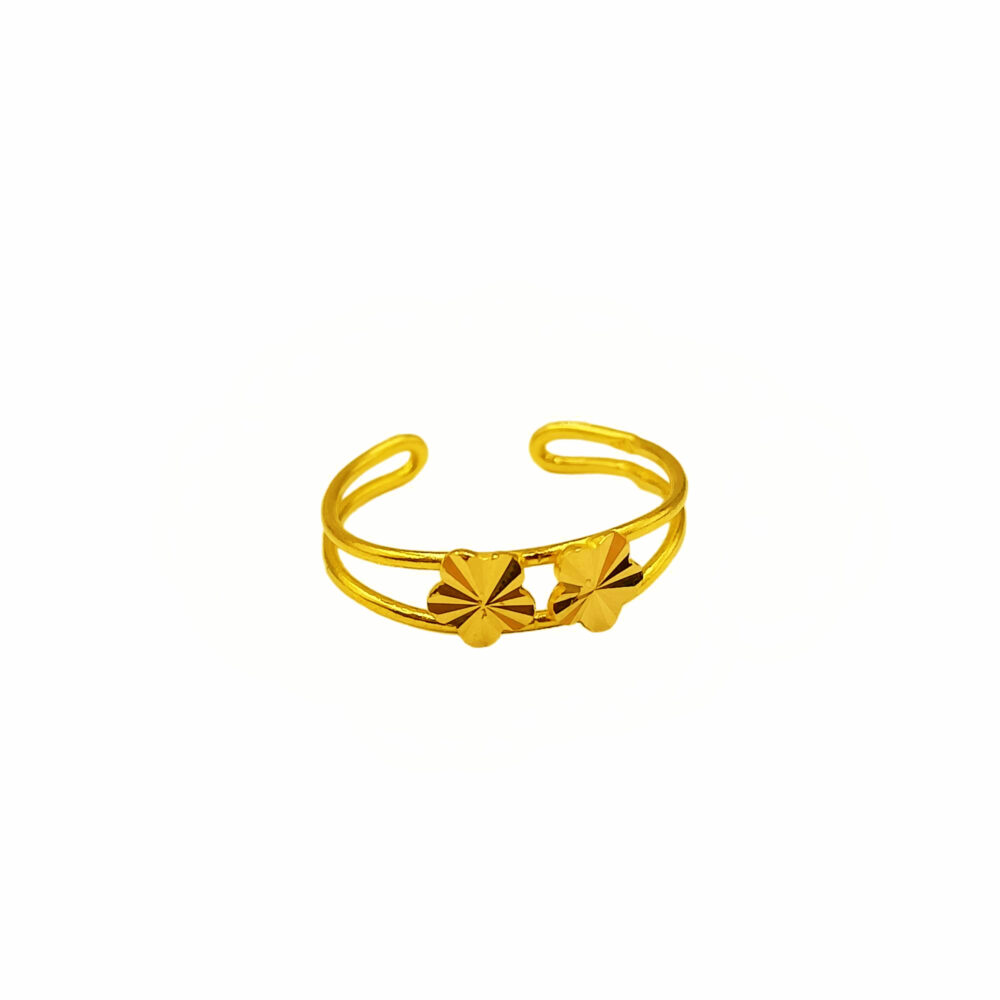 916 Gold Toe Ring ( Adjustable ) - Image 6