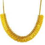 916 Gold Lakshmi Kasu Malai Necklace ( Short )