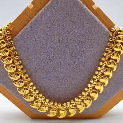 916 Gold Manga Necklace ( Short )