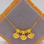 916 Gold God Lakshmi Necklace