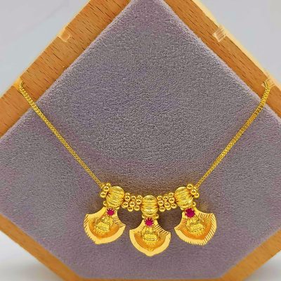 916 Gold God Lakshmi Necklace