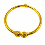 916 Gold Ball Bangle