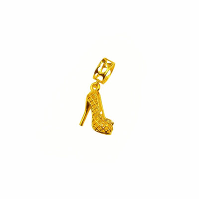 916 Gold High Heels Charm