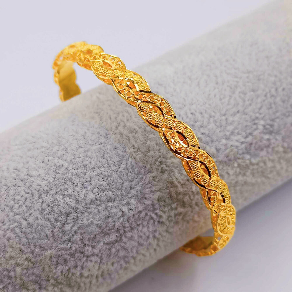 916 Gold Kuwait Bangle - Image 2