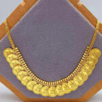 916 Gold Lakshmi Kasu Malai Necklace ( Short )