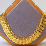 916 Gold Lakshmi Kasu Malai Necklace ( Short )