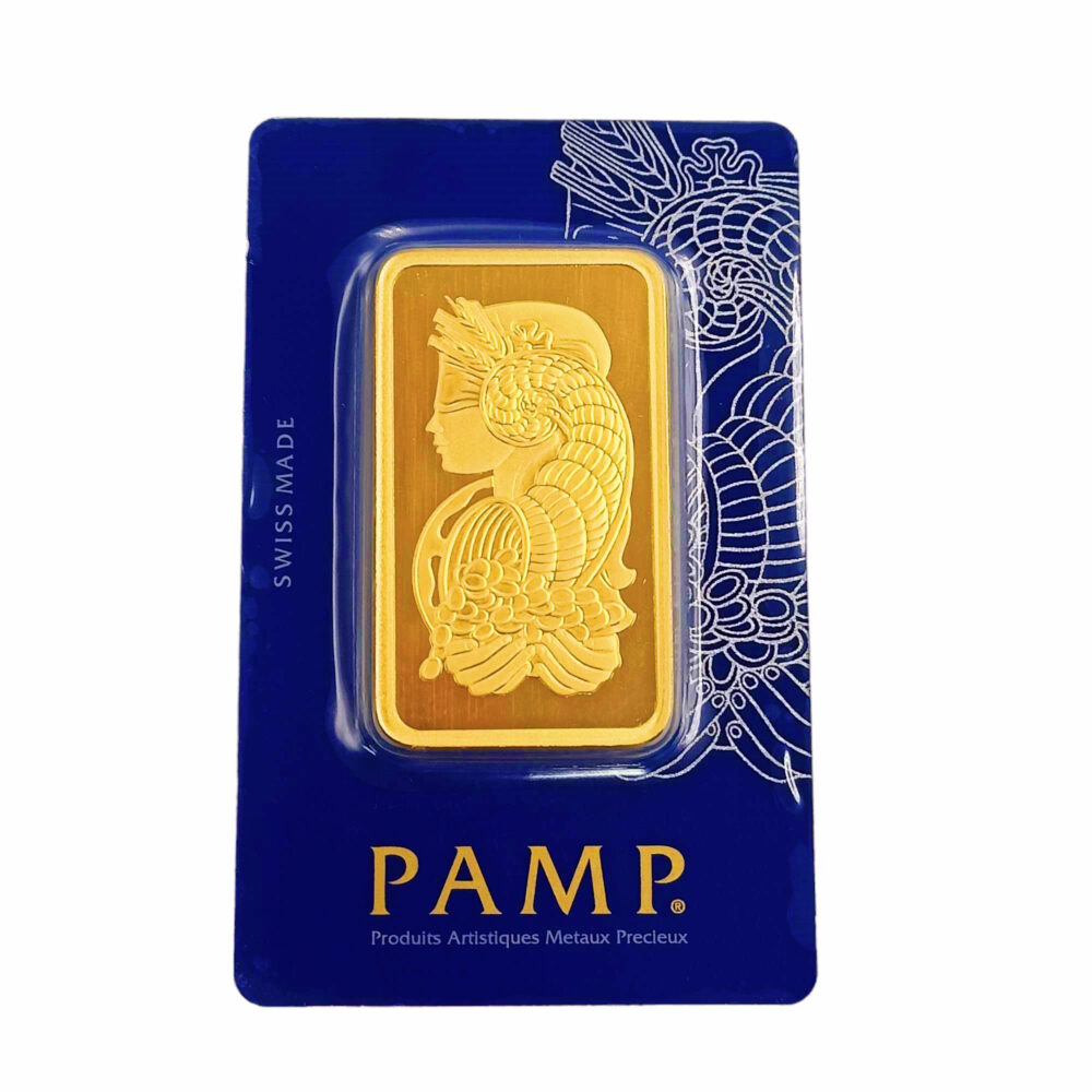 999.9 Pure Gold Suisse Lady Fortuna 100G Fine Gold