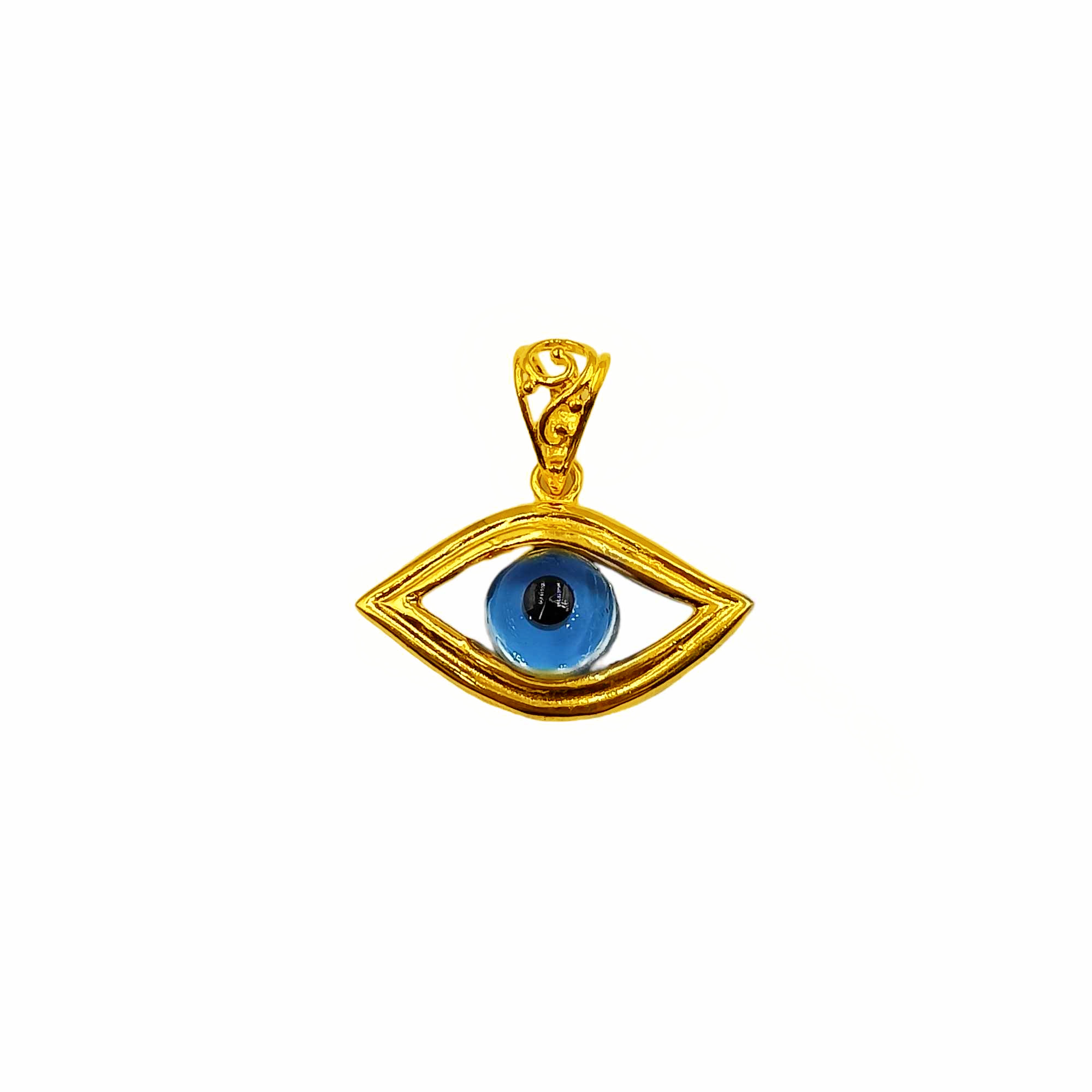 916 GOLD ANTI EVIL EYE PENDANT Marina Goldsmith
