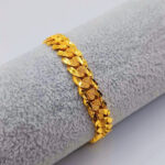 916 Gold Solid Cowboy Bracelet ( 9mm )