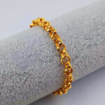 916 Gold Casting Interlocking Bracelet