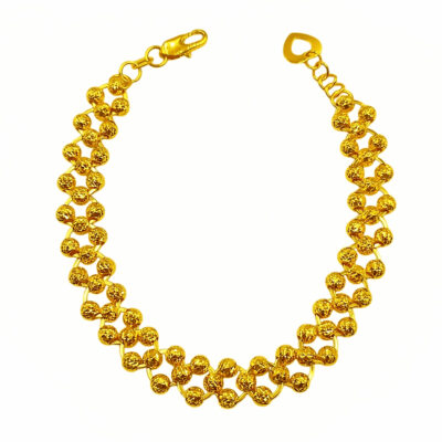 916 Gold Million Beads Bracelet ( 9mm )
