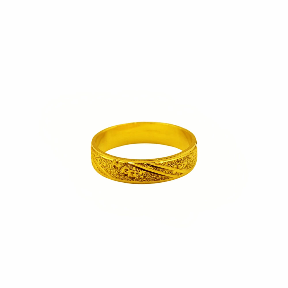 916 Gold Engagement Ring / Wedding Band