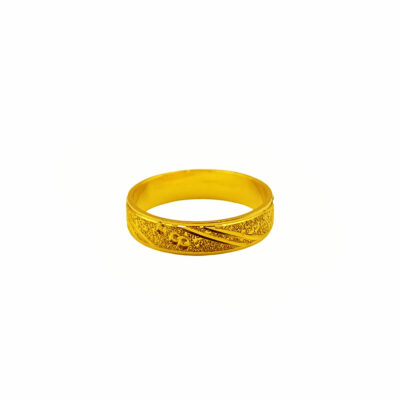 916 Gold Engagement Ring / Wedding Band