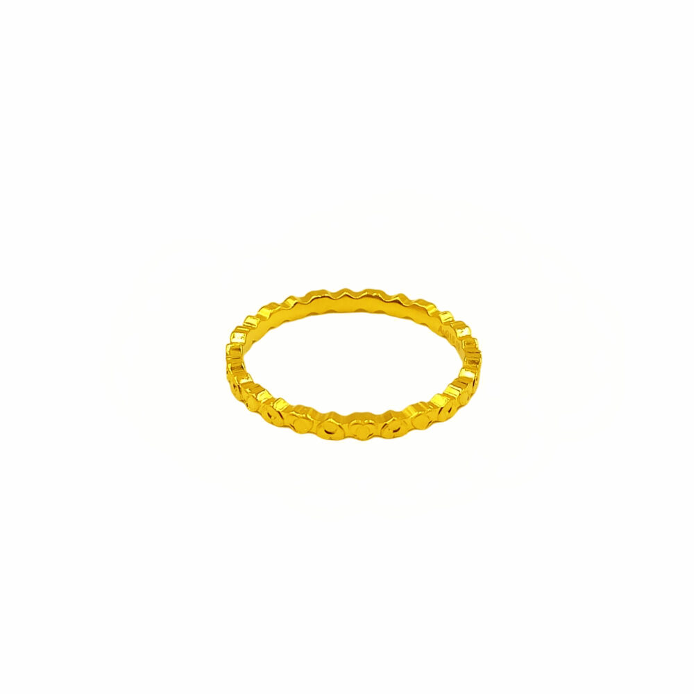 916 Gold Casting Heart Ring (1.5mm)