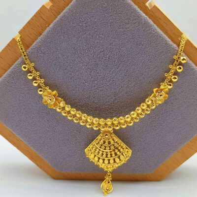 916 Gold Calcutta Necklace