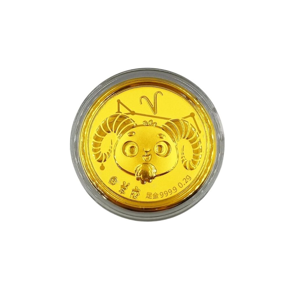 Red Packet 999 Pure Gold Coin ( 0.2G Twelve Constellations ) - Image 5