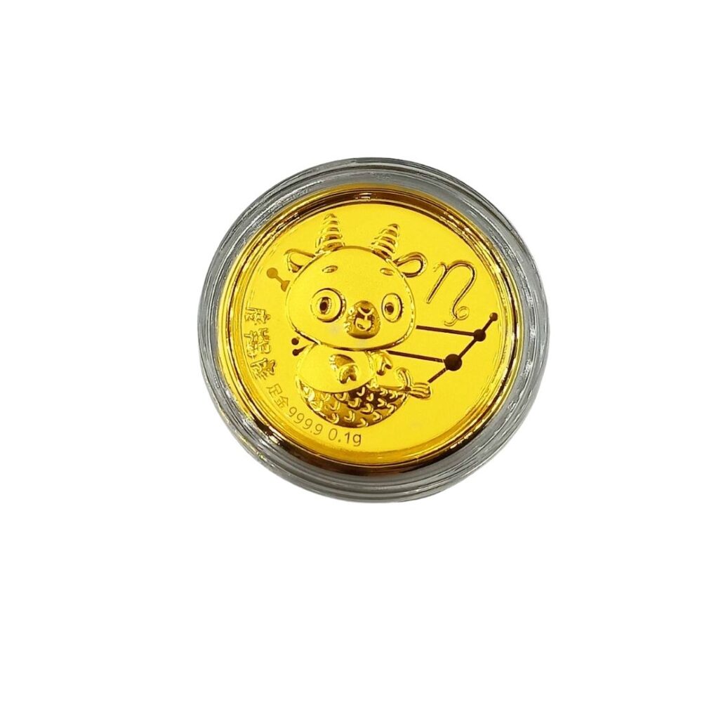 Red Packet 999 Pure Gold Coin ( 0.1G Twelve Constellations ) - Image 14