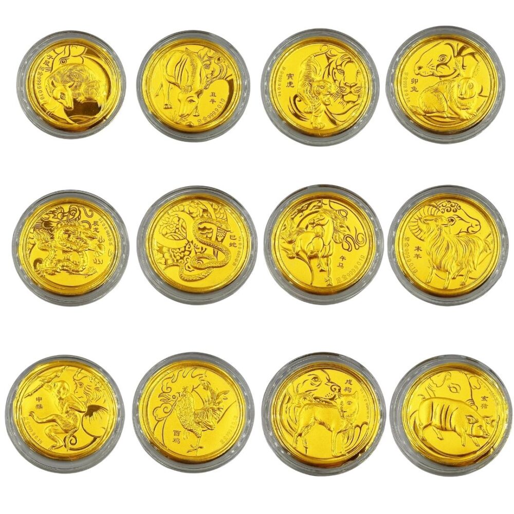 Red Packet 999 Pure Gold Coin ( 0.1G Chinese Zodiac )